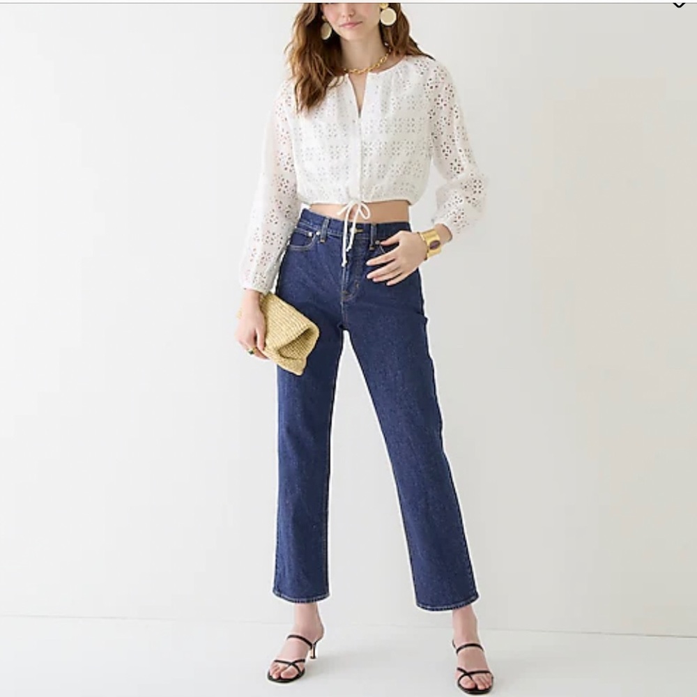 J. Crew High-Rise '90S Classic Straight Jean